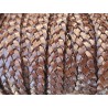 lacet tressé plat - 5x3mm - bijoux - maroquinerie - cuirenstock