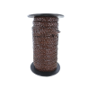 lacet tressé plat - 5x3mm - bijoux - maroquinerie - cuir en stock