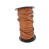 lacet tressé plat - 5x3mm - bijoux - maroquinerie - cuir en stock