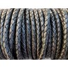 lacet plat tressé rond - 6mm - bijoux - maroquinerie - cuirenstock