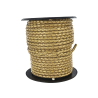 Lacet plat tressé rond - 4 mm - Or blanc - Maroquinerie - Bijoux