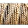 lacet plat tressé rond - 6mm - bijoux - maroquinerie - cuirenstock