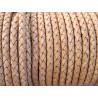 lacet plat tressé rond - 6mm - bijoux - maroquinerie - cuirenstock