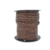 lacet rond tressé - 4mm - bijoux - maroquinerie - cuir en stock