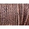 lacet rond tressé - 4mm - bijoux - maroquinerie - cuirenstock