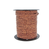 lacet rond tressé - 4mm - bijoux - maroquinerie - cuir en stock
