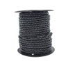 lacet rond tressé - 4mm - bijoux - maroquinerie - cuir en stock
