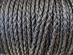 lacet rond tressé - 4mm - bijoux - maroquinerie - cuirenstock