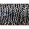 lacet rond tressé - 4mm - bijoux - maroquinerie - cuirenstock