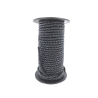 lacet rond tressé - 6mm - bijoux - maroquinerie - cuir en stock
