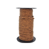lacet rond tressé - 6mm - bijoux - maroquinerie - cuir en stock