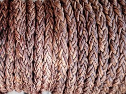 lacet rond tressé - 8mm - bijoux - maroquinerie - cuirenstock