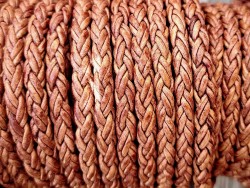 lacet rond tressé - 8mm - bijoux - maroquinerie - cuirenstock