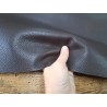 Morceau unique 82x59 - N°11 - Grains vache - Chocolat - Cuir en Stock