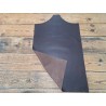 Morceau unique 82x59 - N°11 - Grains vache - Chocolat - Cuir en Stock