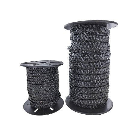 Lacet plat tressé - 12 mm - Noir - Maroquinerie - Cuirenstock