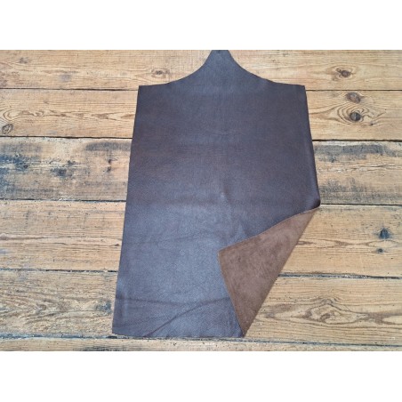 Morceau unique 82x59 - N°2 - Petits grains - Nuancé Chocolat