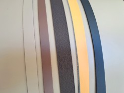5 bandes de cuir classique ou à effet - 2ème choix
