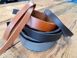 5 bandes de cuir classique ou à effet - 2ème choix