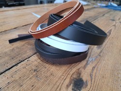 5 bandes de cuir classique ou à effet - 2ème choix