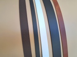 5 bandes de cuir classique ou à effet - 2ème choix