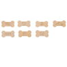 Lot surprise morceaux de cuir - forme os - cuir en stock