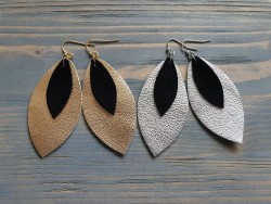 Lot surprise de 10 Amandes en cuir - Tailles diverses - Cuir en Stock
