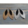 Lot surprise de 10 Amandes en cuir - Tailles diverses - Cuir en Stock