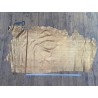 Demi peau de veau métallisé grain serpent - Or jaune - Cuir en Stock