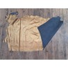 Demi peau de veau métallisé grain serpent - Or jaune - Cuir en Stock