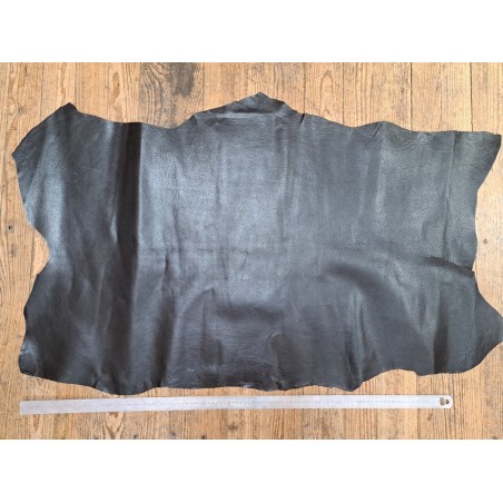 peau porc - marron chocolat - maroquinerie - cuir en stock