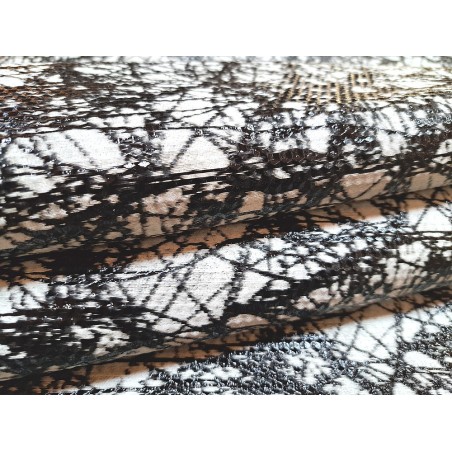 mouton - abstrait - noir/blanc - maroquinerie - cuirenstock