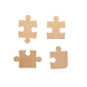 Lot surprise de 10 morceaux Puzzle - Tailles diverses - Cuirenstock