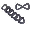 Lot surprise morceaux de cuir - forme infini - cuir en stock