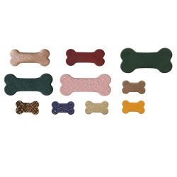 Lot surprise morceaux de cuir - forme os - Cuir en Stock