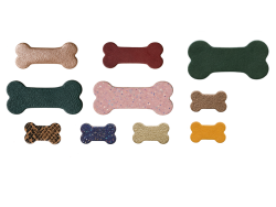 Lot surprise morceaux de cuir - forme os - Cuir en Stock