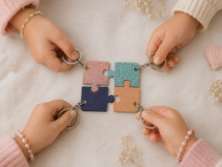 Lot surprise morceaux de cuir - forme puzzle - Cuir en stock