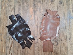 Lot de 2 peaux de cuir de lézard - B - Cuirenstock