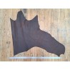 Morceau de cuir gras pullup - Marron - C - Cuir en Stock