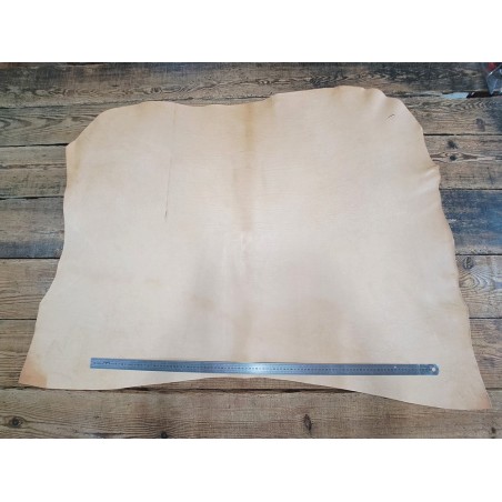 Collet de cuir de vache naturel – Végétal 2ᵉ choix