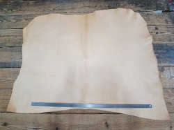 Collet de cuir de vache naturel – Végétal 2ᵉ choix