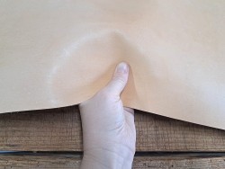 Collet de cuir de vache naturel – Végétal 2ᵉ choix