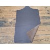 Morceau unique 82x59 - N°12 - Petits grains - Chocolat - Cuir en Stock