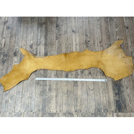 Flanc de vache – Cuir fauve – Tannage minéral – Souple & élastique - 2ᵉ choix - Cuir en Stock