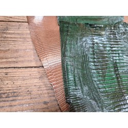 Lot de 2 peaux de cuir de lézard - B - Cuirenstock
