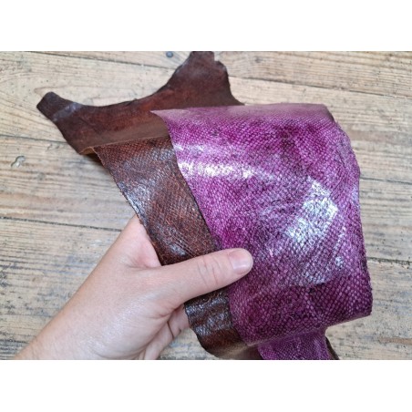 2 peaux uniques - Cabillaud - Cuir en Stock