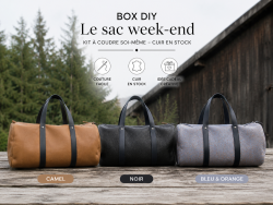 Box DIY - Le sac week-end – Kit à coudre soi-même – Cuir en Stock