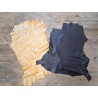 Lot de 2 peaux - Cuir de chèvre et d'agneau unique - Bonne affaire