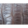 Queue de crocodile - Marron mat - Cuir en Stock