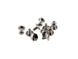 lot boutons de col à vis laiton nickelé accessoire maroquinerie qualité professionnelle cuir en stock